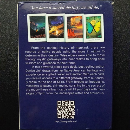 Sacred Destiny Oracle deck by Denise Linn like new with 52 cards