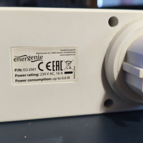 Energenie EG-EM1 power consumption meter like new