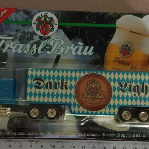 Trassl brau beer promotional truck trailer new