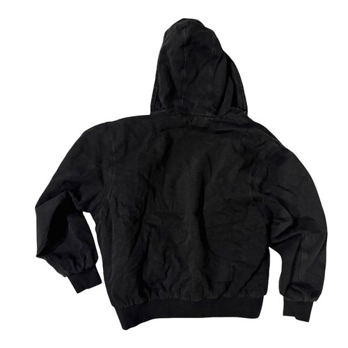 Carhartt J130 Fur Active Hooded Jacket like new, size L, black