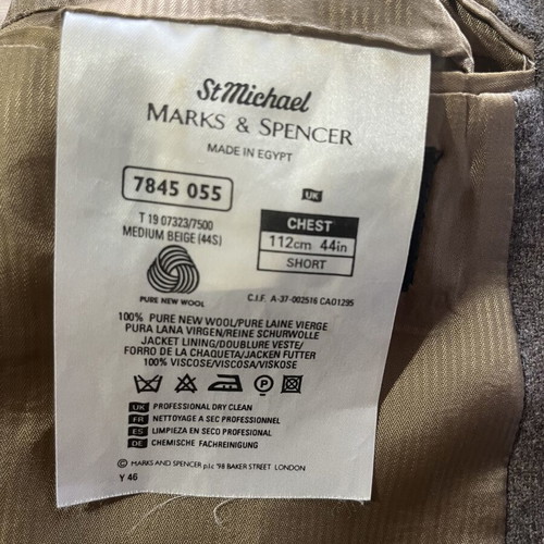 Marks and Spencer wool jacket beige used, medium/large