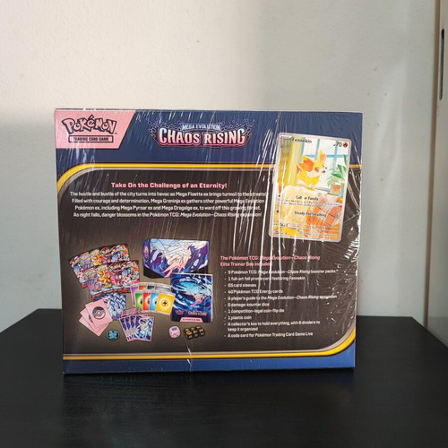 Pokémon Elite Trainer Box Mega Evolution Chaos Rising new