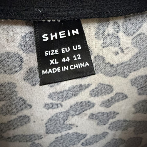 Shein dress, black and brown, size XL