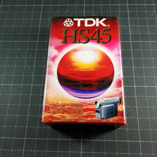 TDK HS45 VHS-C video camera cassette new sealed