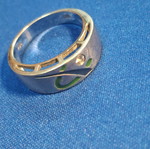 Silver ring with 925 stamp new