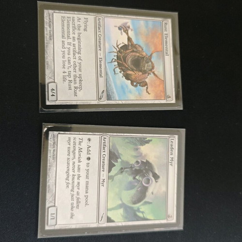 MTG Mirrodin 2003 Magic the Gathering uncommon cards used, 12 pcs