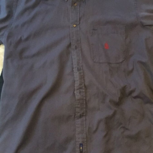 Nautica men's shirt used, blue, size XL XXL