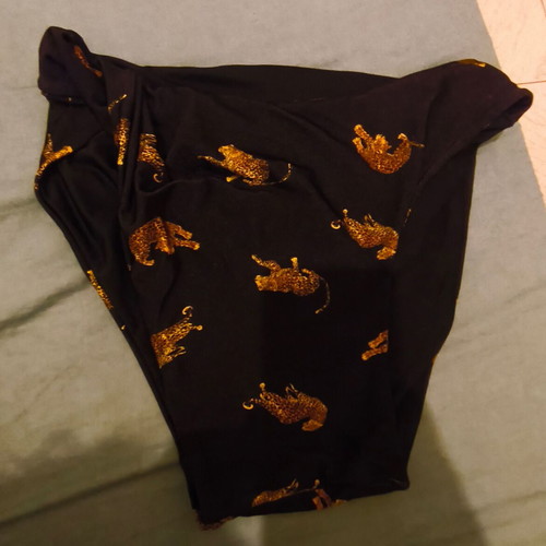 Rock Club bikini bottom Brazil new, black and yellow