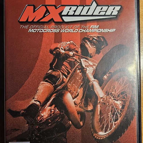 MX Rider PlayStation 2 game used, official motocross championship