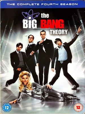 The Big Bang Theory Complete Fourth Season DVD used, English subtitles