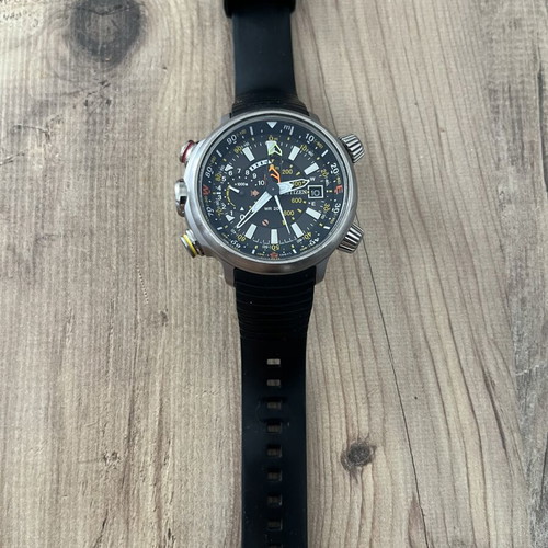 Citizen Promaster Altichron Eco-Drive BN4021-02E watch with J280 movement, titanium, altimeter, electronic compass