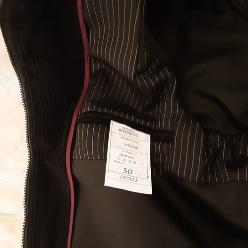 Glou black jacket used, cotton, size 50