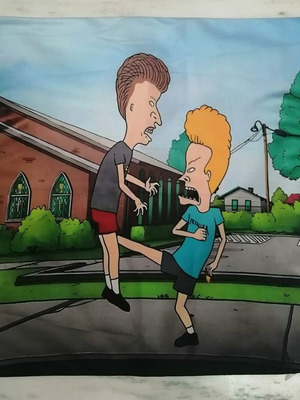 Beavis and Butt-Head decorative pillowcase 45x45 cm new