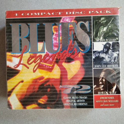 Blues Legends 4 CD pack new, 72 songs with Jimi Hendrix