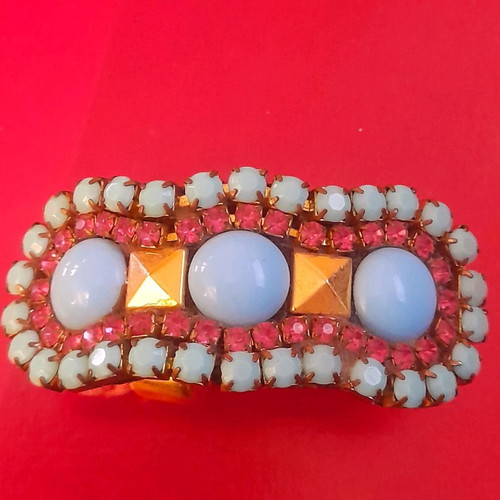 Zara bracelet with stones like new, multicolor