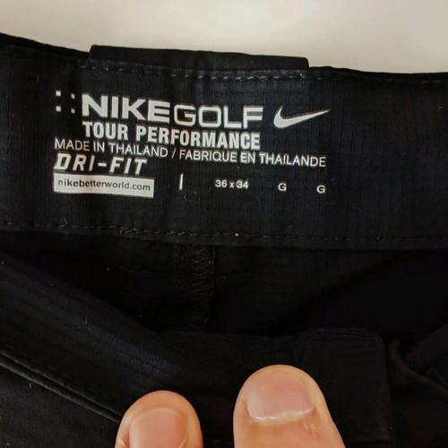 Nike Golf pants like new, size 36/34, black