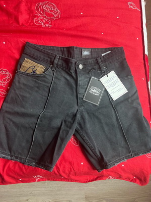 Corteiz къси дънки нови, черни, размер S