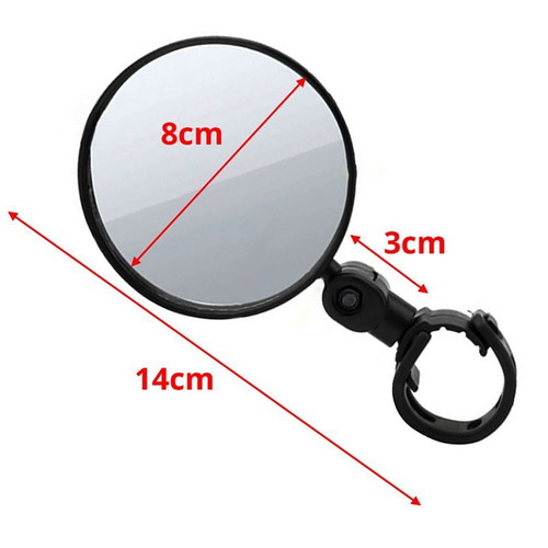Bicycle rearview mirror new, 360-degree rotation