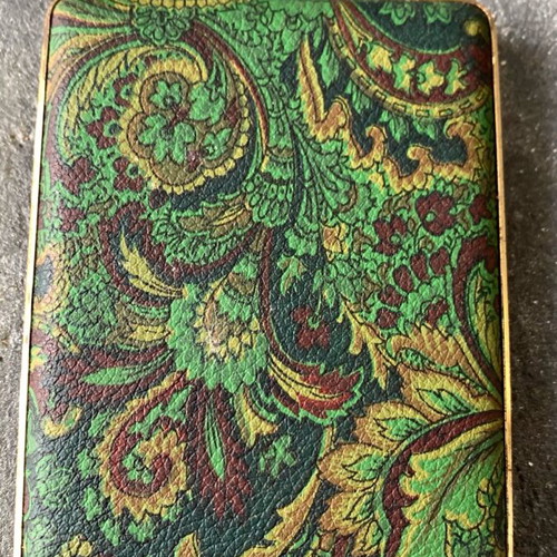 German cigarette case used, vintage