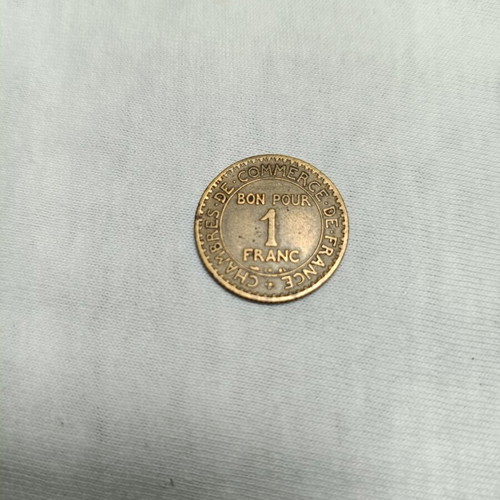 French bronze token used, Chamber of Commerce 1922