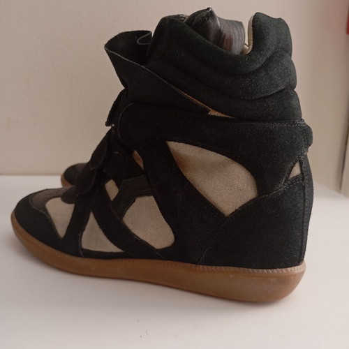 Isabel Marant ankle boots used, size 38, black and grey