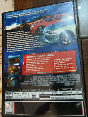 2 Fast 2 Furious DVD, action adventure with subtitles