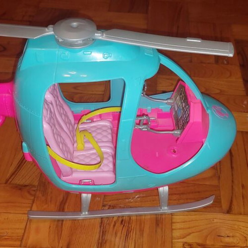 Barbie helicopter like new