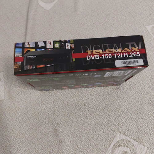 Telemax DVB-150 T2 Digital Receiver new, Full HD 1080p