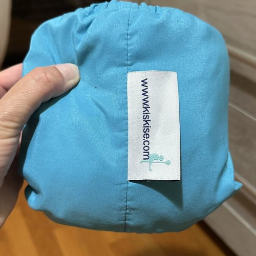 Portable washable baby feeding seat sea blue like new