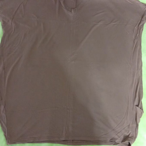Makó short sleeve blouse used, very loose, brown