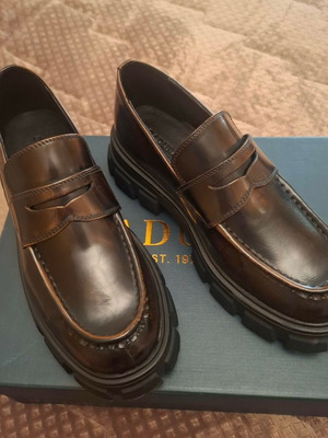 Badura leather loafers ELANA-01WI-002 size 40 chocolate brown like new