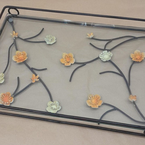 Rectangular Metal Tray 45x26 cm new