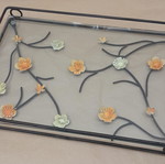 Rectangular Metal Tray 45x26 cm new