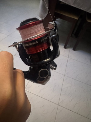 Shimano Sienna 2500 fishing reel with 100m line new