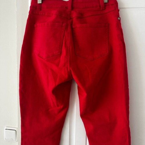 Red denim pants used, XS small