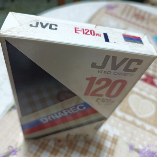 JVC 120 video cassette sealed blank for recording new