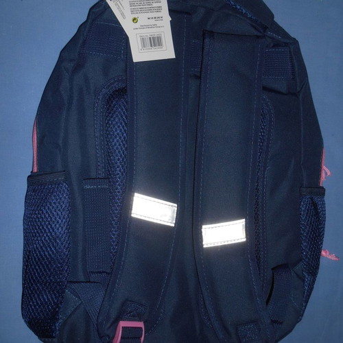 Benetton school backpack blue - pink new