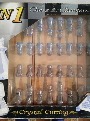 Crystal chess used 7 in 1