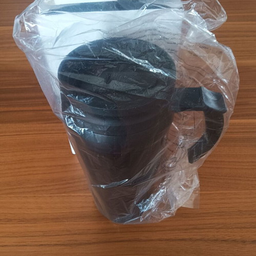 Travel Mug Black with Handle and Lid new
