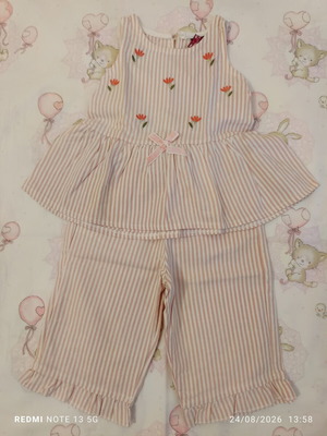Girls' clothing set for 9 months