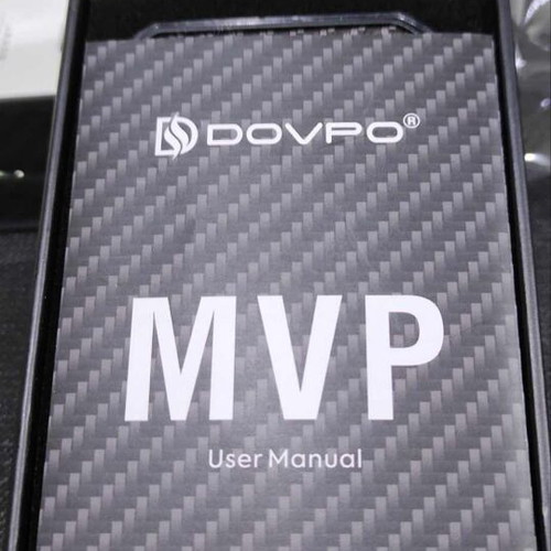 Dovpo MVP 220W Box Mod like new, black carbon/clear