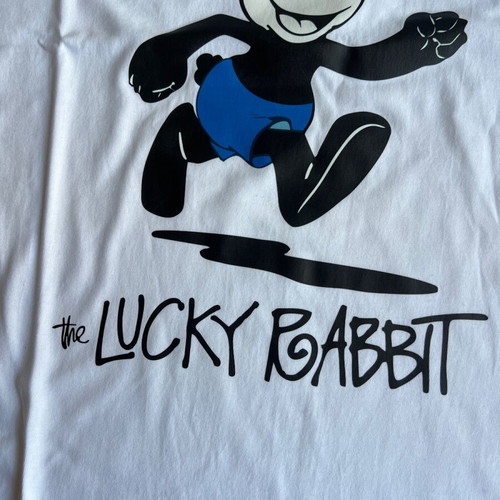 Stussy Oswald Lucky Rabbit Tee Large new, white