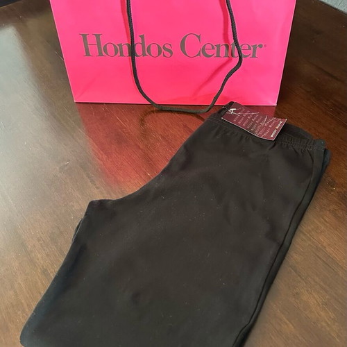 Body Move Women's Black Cotton Leggings XXL New