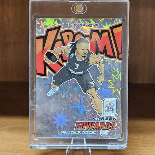 Carsen Edwards Kaboom Case Hit Euroleague card 2024/25