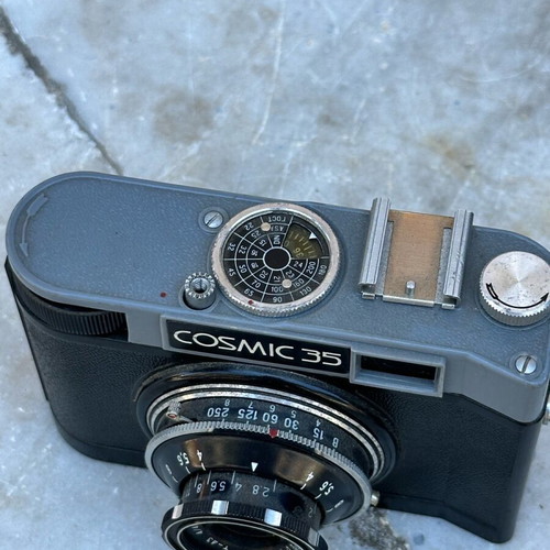 Cosmic 35 camera used, USSR 1960s, LOMO