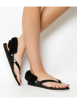 Ugg Australia sandals like new, black, size 39.5-40
