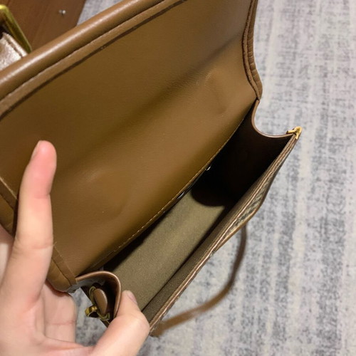 Attrattivo shoulder bag like new, beige and brown