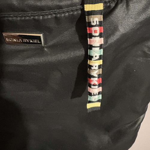 Sonia Rykel nylon crossbody bag like new, black