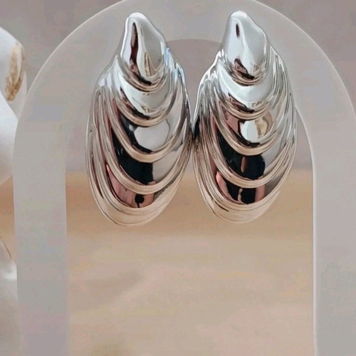 Shell earrings silver new, summer style