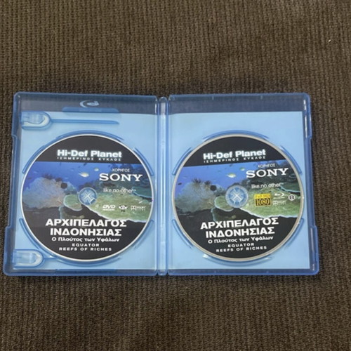 Hi-Def Planet Equator Blu-ray and DVD set like new by Sony